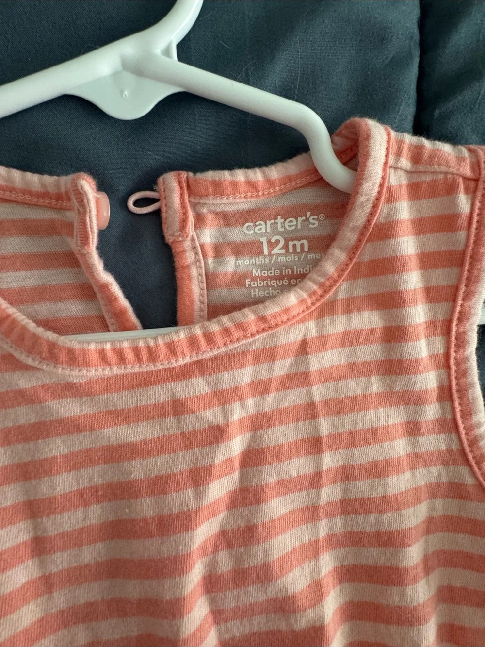 Carters sleeveless striped
